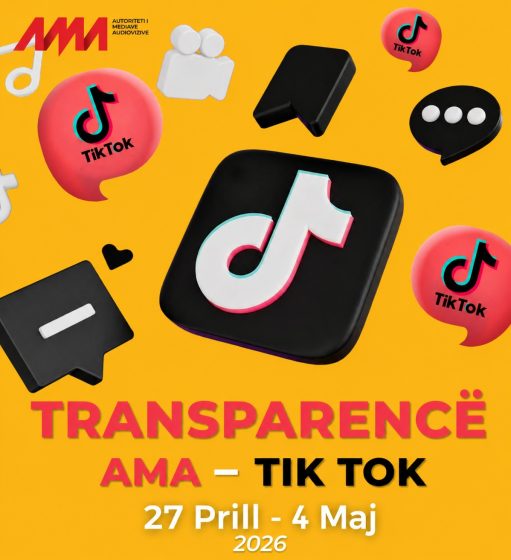 Transparenca AMA–TikTok, nga 27 prilli deri më 4 maj fshihen 26 video me përmbajtje të dëmshme dhe 797 foto/video të piratuara