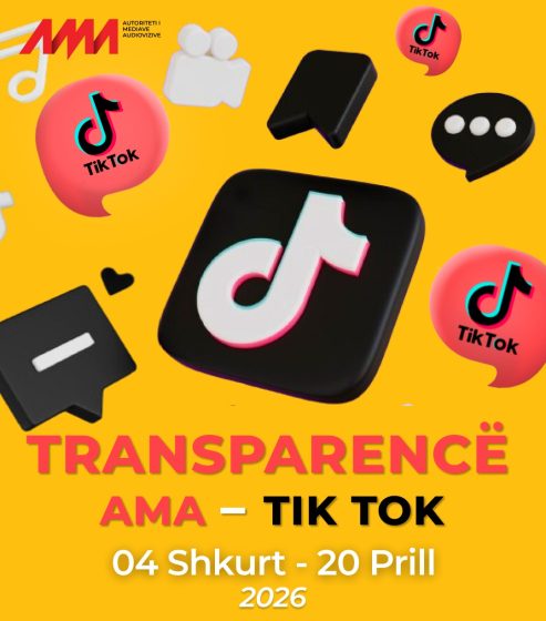 Transparencë AMA-TikTok, raportohen dhe hiqen 609 foto/video pirate nga platforma